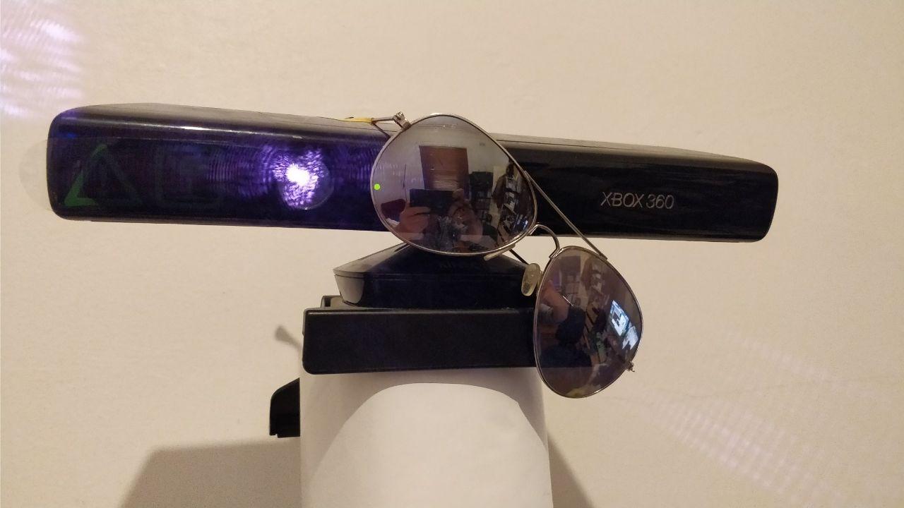 Kinect 360 with sun glasses for colour tracking